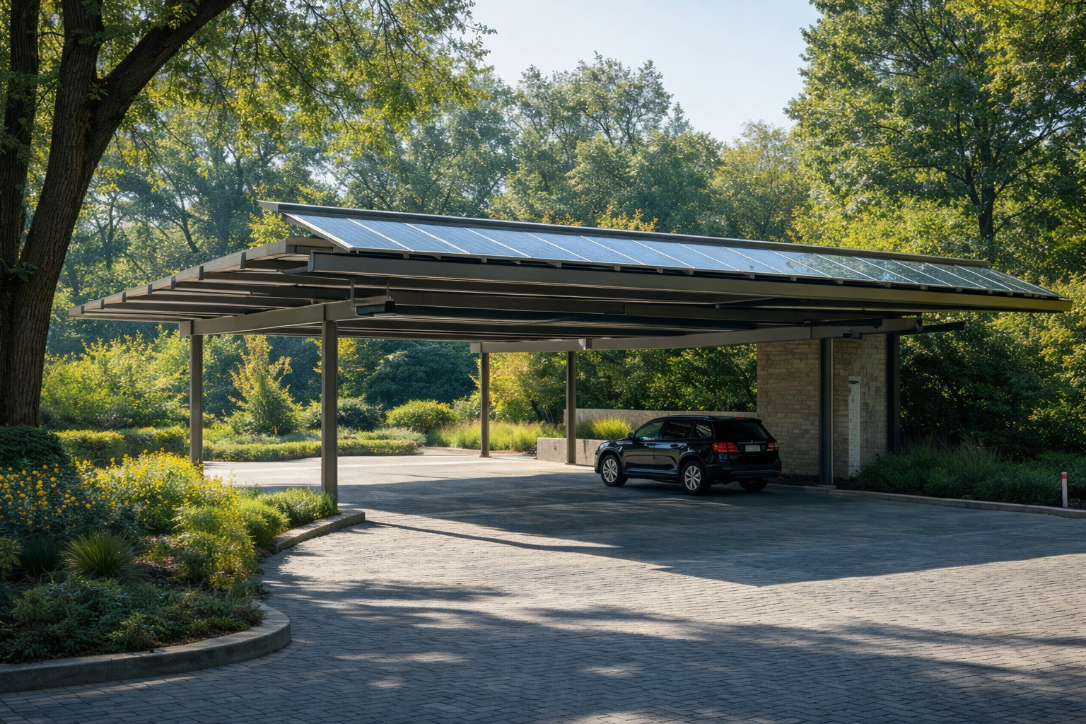 Solar Car Shed