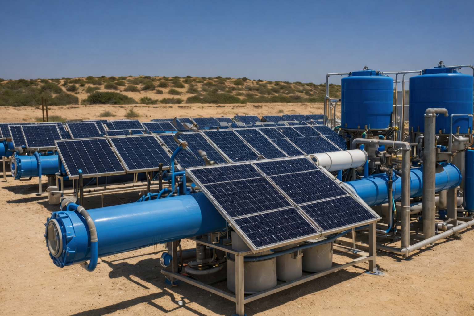 Solar Power Plant for Pumps